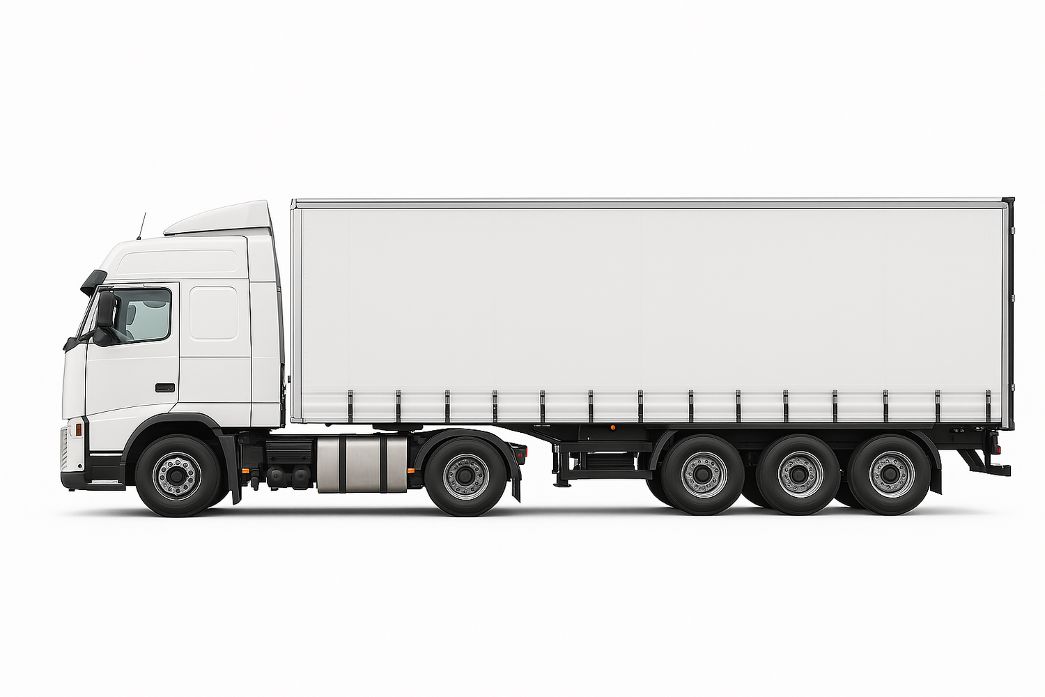 truck  in motion